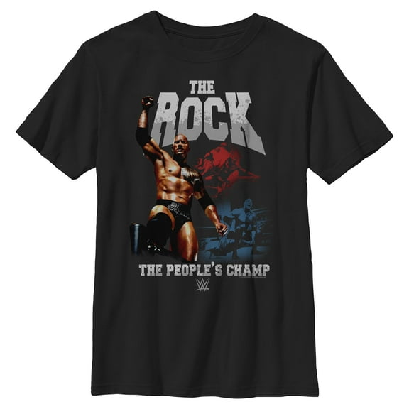 Boys WWE The Rock The People's Champ T Shirt