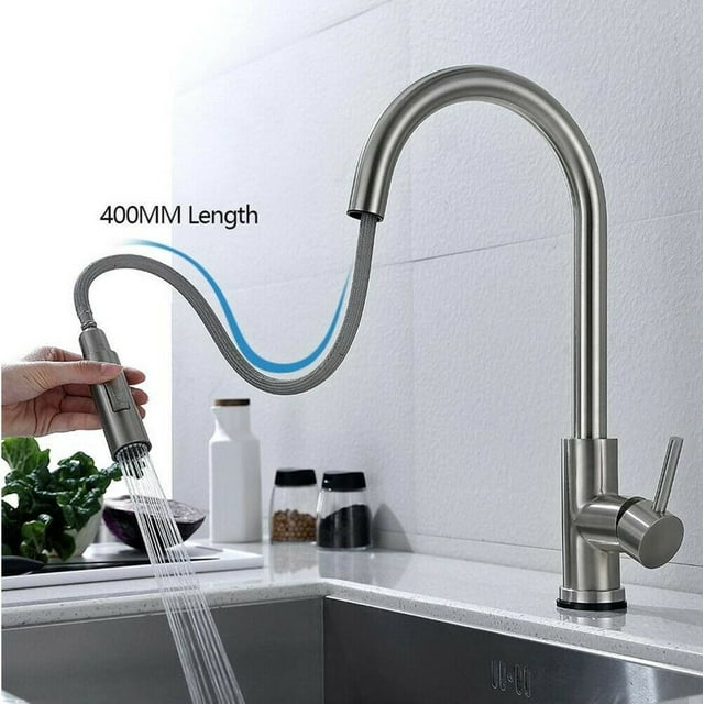 Grifos de cocina con Sensor táctil, grifo con Sensor extraíble dorado, grifo mixto de inducción de grúa de rotación 360 de acero inoxidable, grifo de fregadero táctil oso de fresa Hogar