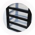 thumbnail image 3 of HEALEEP 4-Layer Black Plastic Storage Cabinet 1-Pack 21.1x15.2x25.2cm Organizer for Garage and Home, 3 of 8
