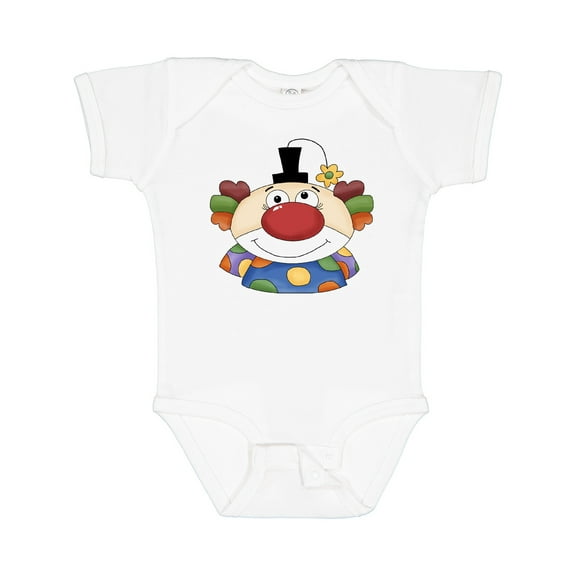 Inktastic Big Clown Face Boys or Girls Baby Bodysuit