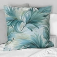 thumbnail image 2 of DESIGN ART Designart "Oceanic Dreamscape Tropical Pattern VI" Tropical Printed Throw Pillow 18 x 18, 2 of 5