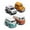 Buses, variant on Esaierr Kids Toys Boys Toy Alloy Cartoon Large Wheel Car Model Car 4PCS Engineering Vehicle for 2-5T