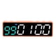 thumbnail image 3 of Fitness Timer Clock LED Grande Digital Anti Vertigo Display Workout Interval Timer para Home Garage School, 12 Funciones, Claramente Visible(Blanco), 3 of 14
