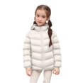 thumbnail image 6 of KAUOD Girls Full Zipper Puffer Jackets Winter Insulated Hooded Quilted down Coats Kids Snow Ski Puffer Outwear with Pockets, 6 of 8