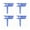 blue, variant on Beach Towel Clips with Sand Stakes, 20 Pack Windproof Towel Holders, Colorful Plastic Blanket Anchors for Beach Picnic Camping Outdoor(7pc)