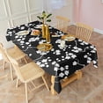 thumbnail image 3 of Pioneer Flower Floral Print Pattern Rectangle Tablecloth 60"x120",Waterproof Polyester Rectangle Table Cloth, Wipeable Spillproof Polyester Tablecloth for Dining, Camping, Indoor and Outdoor, 3 of 6