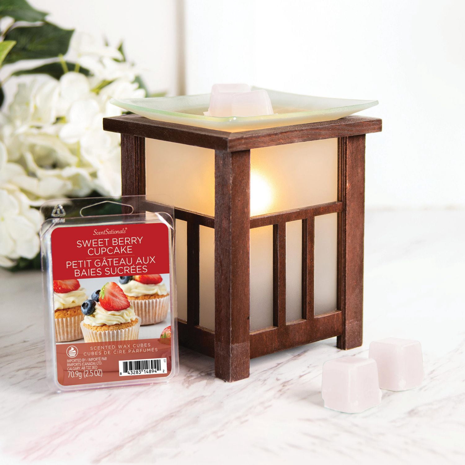 ScentSationals Scented Wax Cubes - Sweet Berry Cupcake