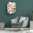 thumbnail image 3 of Canvas Wall Art - Jennifer Paxton Parker 'Multicolor Monstera II' Wall Art for Living Room, Bedroom, or Office Décor by Trademark Fine Art - 35 x 47 Inches, 3 of 4