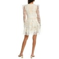 thumbnail image 2 of Gracia womens  Mesh Mini Dress, m, White, 2 of 3