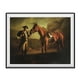 Napoléon Tony Soprano et Pie-O-Mon Cheval Peinture Affiche la Course de Soprano 18x24 – image 1 sur 1