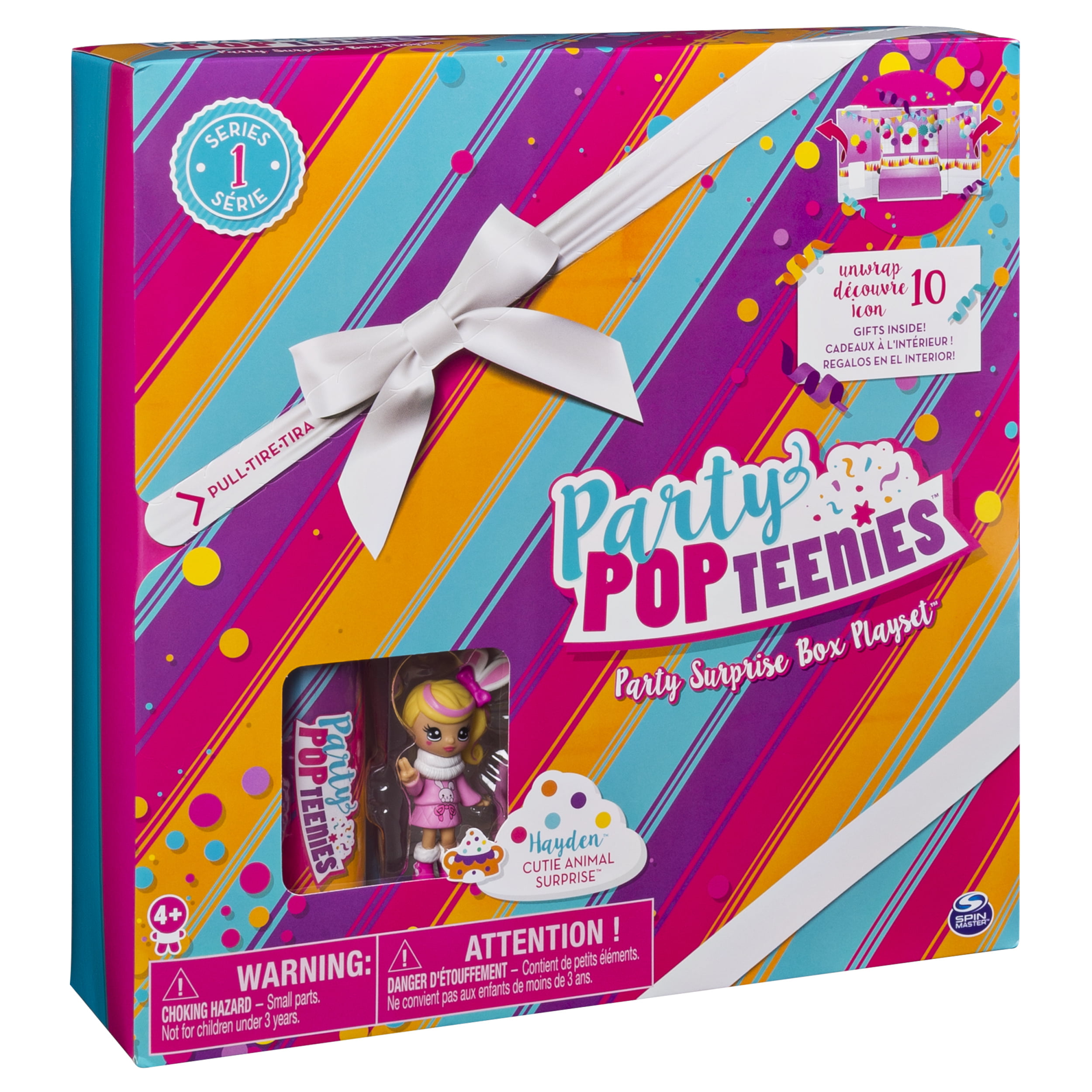 party popteenies party surprise box playset