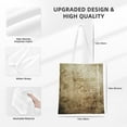 thumbnail image 4 of YFYANG Reusable Cotton Canvas Tote Shopping Bag, Vintage Vellum Texture Washable Portable Grocery Bag for Daily Travel, 4 of 8