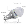 thumbnail image 4 of Motion Sensor Light Bulb,EECOO 9W Smart PIR LED Bulbs Auto On/Off Security Lights Outdoor,motion sensor led light bulbs smart light bulb auto on/off night security night light automatic sensor, 4 of 9