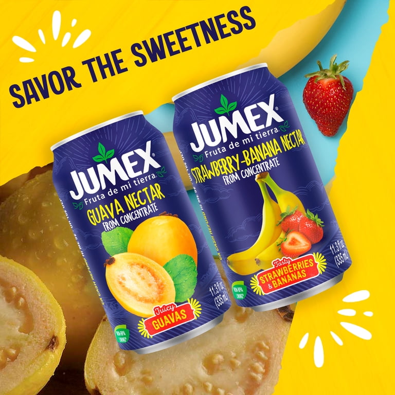 3 pack) Jumex Strawberry Banana Juice Nectar & Guava Juice Nectar