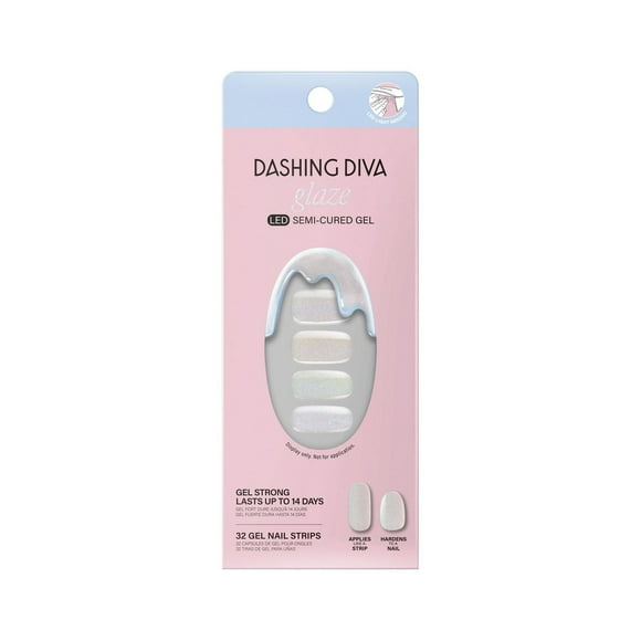 DASHING DIVA - GLAZE - IT'S ELECTRIC Bande de Vernis en Gel Semi-Durci