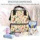 thumbnail image 5 of Disketp Groovy American Western Footwear Mochila de Pañales de Gran Capacidad con Múltiples Bolsillos, Mochila de Viaje Multifuncional para Bebé, Unisex, Moderna y Resistente, 5 of 6