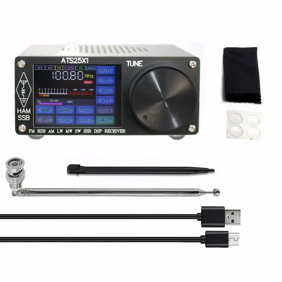 Xingzhi ATS-25X1 Si4732 Touch Screen Receiver Portable Radio With Fast Channel Search And Direct Frequency