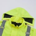 thumbnail image 3 of 3C Products ANSI/ISEA 107-2020 Class 3 Heavy Duty Safety Green Parka Jacket with Quilted Insulation & Black Bottom - SAJ7110-L, 3 of 5