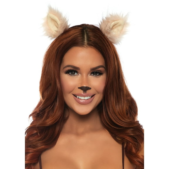 Leg Avenue 2PC Furry ear clips Pink Color