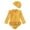 A122-Yellow, variant on TOWED22 Girls Long Sleeve Rash Guard One Piece Swimsuits Girls Baby Girl Rashguard Shirt with UPF 50 Sun Protection Yellow,9-12 M