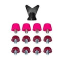 thumbnail image 2 of Espárragos de botas de fútbol M5 Tornillo de roscado Nylon Nylon No de reemplazo de reemplazo de deslizamiento 4 rosa oscuro 8 rojo, 2 of 8