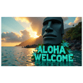 thumbnail image 3 of Aloha Themed Airship Inspired Welcome Banner Background Party Decorations Backdrop Photography Props for Luau Parties Tropical Celebrations Gatherings and Island Themed Events, 3 of 8