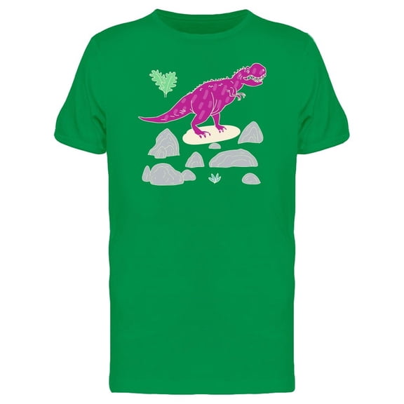Cool Purple Dinosaur Doodle Tee Men's -Image by Shutterstock