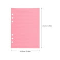 thumbnail image 2 of 50 Sheets of Notebook Insert Paper Refill Binder Paper Notebook Replacement Inserts for Note (A5), 2 of 8