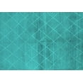 thumbnail image 1 of Ahgly Company Indoor Rectangle Oriental Turquoise Blue Industrial Area Rugs, 3' x 5', 1 of 4