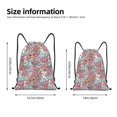 thumbnail image 2 of Fotbe Cartoon Hearts Bolsa Mochila con Cordón Estampada, Bolsa de Gimnasio Deportiva, Bolsa Cinch, Bolsa con Cordón para Hombres y Mujeres-Medium, 2 of 6