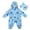 Sky Blue, variant on REDARER Kids' One-Piece Rain Suit Animals Print Waterproof Hooded Jumpsuit with Storage Bag for Outdoor Play,4-5 Years