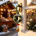 thumbnail image 4 of Christmas Door Handle Hanging Ornament, Festive Xmas Door Knob Hanger, Seasonal Wreath‑Style Decor for Front Door & Home Entryway, Rustic Farmhouse Christmas Tree Decorations 1Pc,Green, 4 of 6