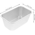 thumbnail image 4 of Lurrose 2 Pcs Sandwich Bread Loaf Pan Baking Loaf Pan Rectangular Bread Pan Professional Baking Pan Bread Baking Pans, 4 of 8