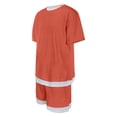 thumbnail image 5 of Toddler Boy Outfits Boys Matching Short Sleeve and Shorts Playwear 2 Piece Summer Set Boys' Clothing Sets Orange 7-8 Years, 5 of 9