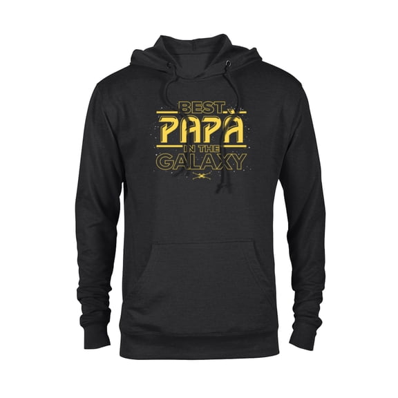 Star Wars Best Papà in the Galaxy Birthday La Festa del Papà - Pullover Hoodie for Adults - Customized-Black