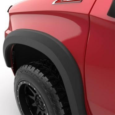 EGR 751654 Fender Flare Rugged Look Complete Set, Matte Black Finish, Compatible with Select Chevrolet Silverado Models