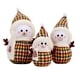 thumbnail image 4 of 3 muñecos de peluche navideños, adornos familiares, decoración navideña, tela suave. muñeco de nieve escocés, 4 of 9