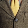 thumbnail image 3 of fheaev Floral Rhinestone Glass Button DIY Hand Decorated Button Shirt With, 3 of 5