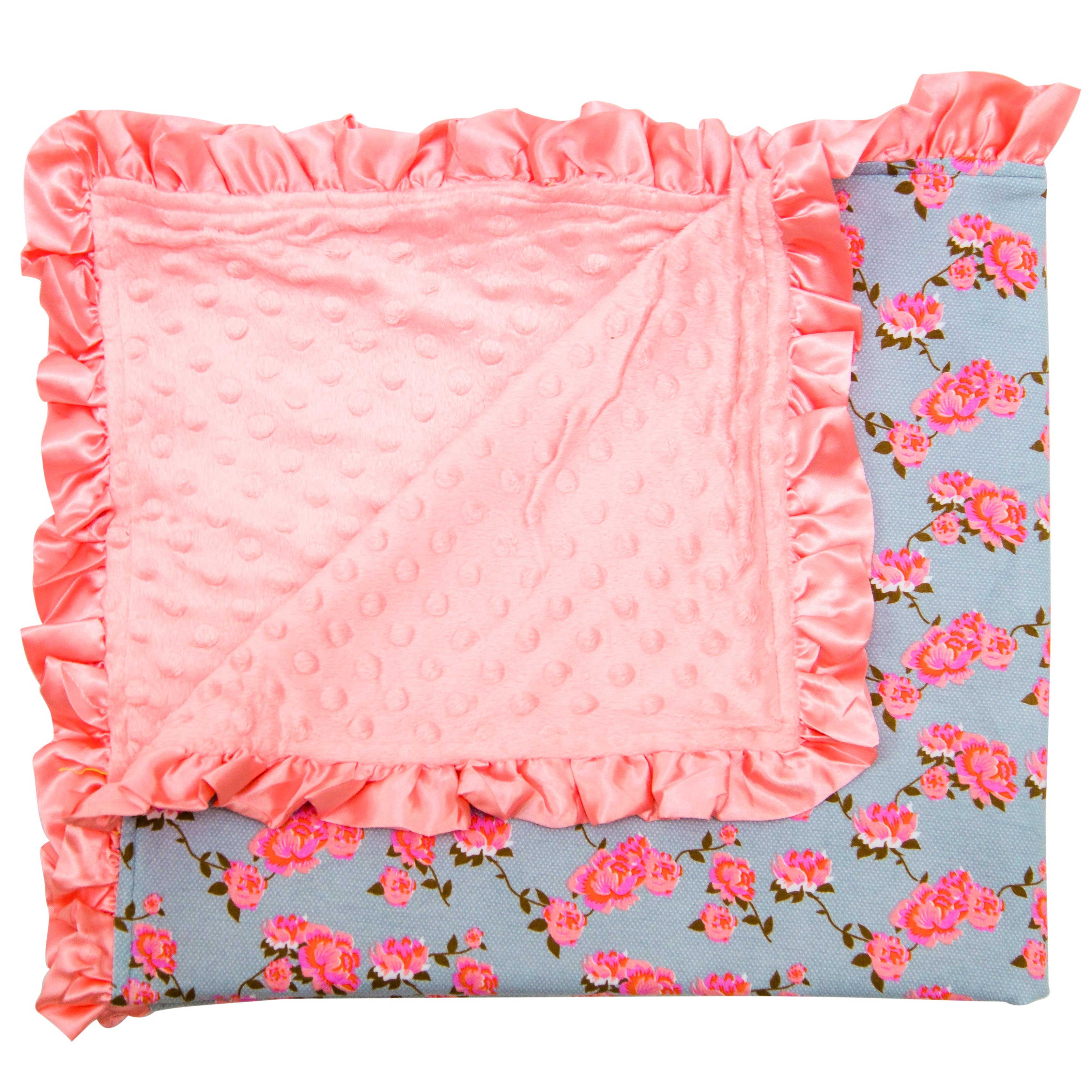 JLIKA Baby Minky Blanket Floral