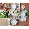 thumbnail image 2 of Cactus Tropical Flower Wood Grain Table Runners for Dinner Table Wedding Decoration Tablecloth Kitchen Table Runner Set Placemat, 2 of 5