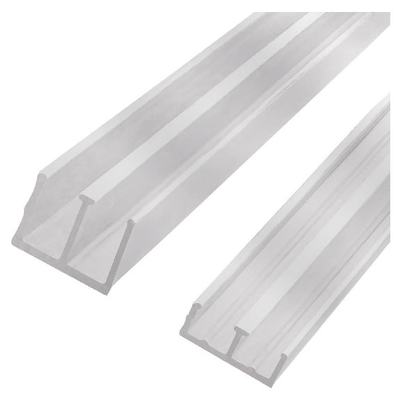 1/2" X 6' Aluminum Sliding Door Track (6')