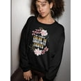 thumbnail image 2 of My Favorite Color Is Christmas Sweatshirt Women -Image by Shutterstock, Female x-Large, 2 of 4