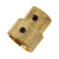 thumbnail image 3 of Labymos 2 Sets Dual Concentric Stacked Control Knobs for Electric Bass Guitars Gold Color, 3 of 8