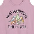 thumbnail image 3 of Disney Winnie The Pooh - Christmas Most Wonderful Time of the Year - Women's Racerback Tank Top, 3 of 5