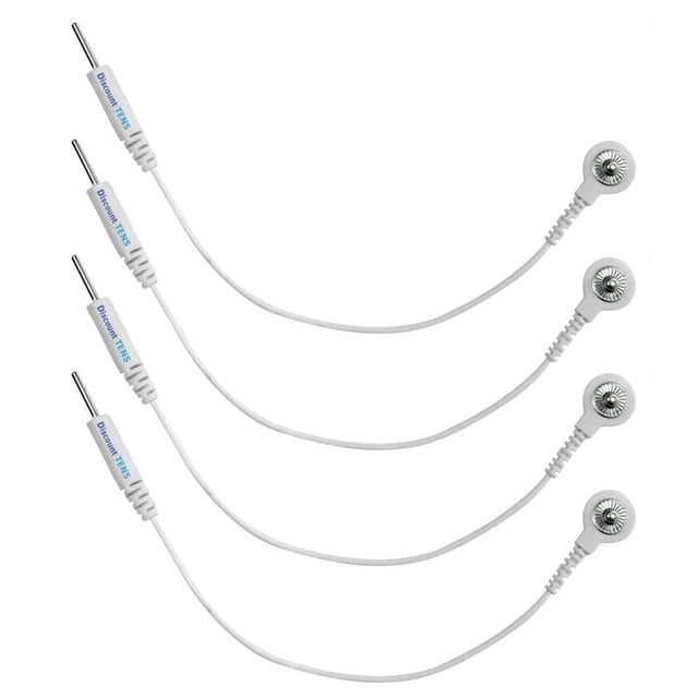 Adaptadores de cable TENS con descuento, conversión de conector de 3,5 mm a conector de 2 mm (cantidad: 4)