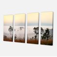 thumbnail image 2 of Misty Morning Panorama - Landscape Canvas Art Print, 2 of 3
