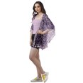 thumbnail image 3 of Moomaya Open Front Printed Shrug Printed Kimono Sleeve Beach Cover Up For Women, 3 of 5