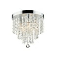 thumbnail image 6 of 11" 5-Light Crystal Chandelier Ceiling Light Fixture with Flush Mount, 6 of 12