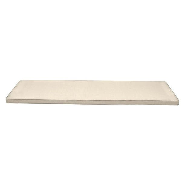 Cojín impermeable para banco o sofá de exterior de 119 x 42 x 5 cm, para muebles de patio Caqui