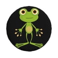 thumbnail image 2 of ZNDUO Frog Cartoon Pattern Spare Tire Cover, Universal Fit for Jeep Trailer RV SUV Camper Vehicle Waterproof Dust Tire Cover 16 inch, 2 of 8